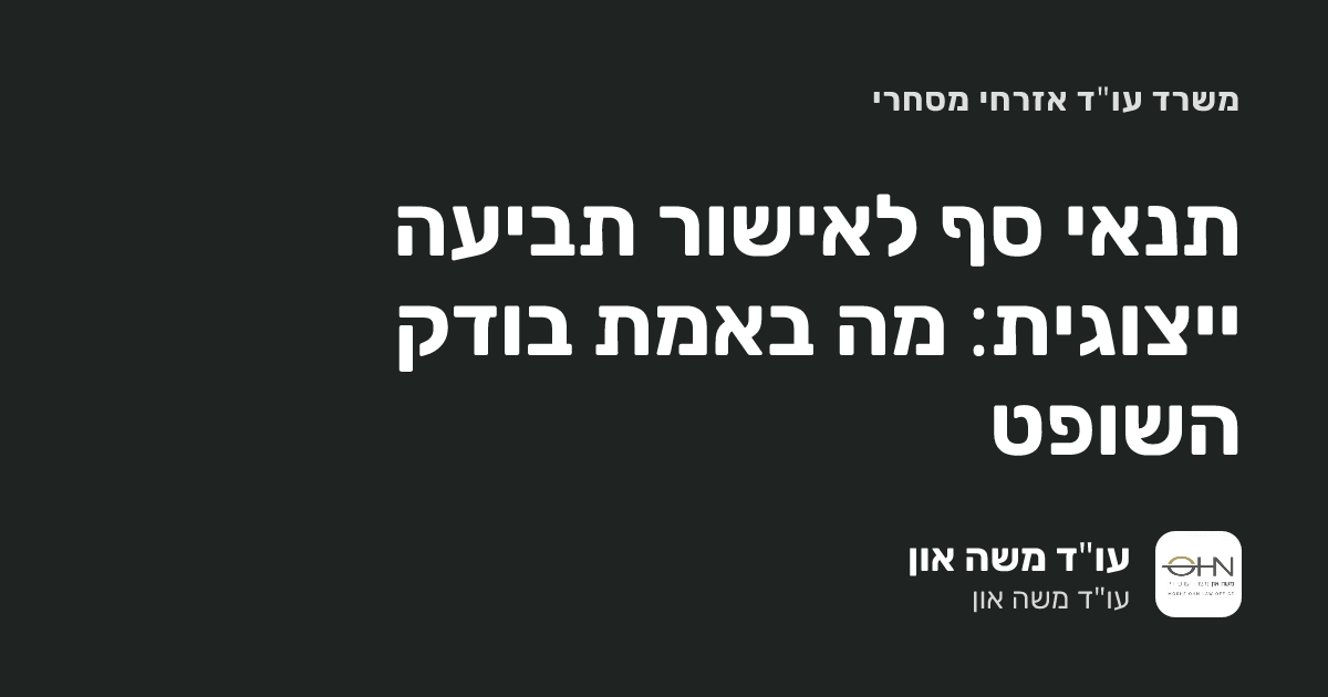 תנאים לאישור תובענה ייצוגית: מה באמת בודק השופט