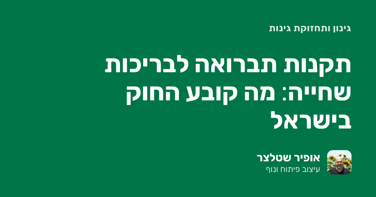 תקנות תברואה לבריכות שחייה: מה קובע החוק בישראל